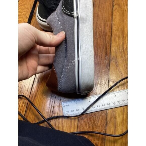 Preppy Streetwear Coquette Utility Vans Off The Wall Men's Size 10 - Picture 5 of 6